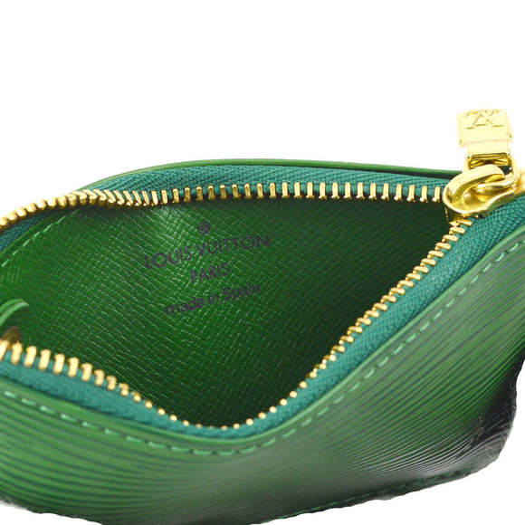 LOUIS VUITTON Epi Pochette Cles Coin Case Wallet Purse M63804 KK91101 - Picture 4 of 7